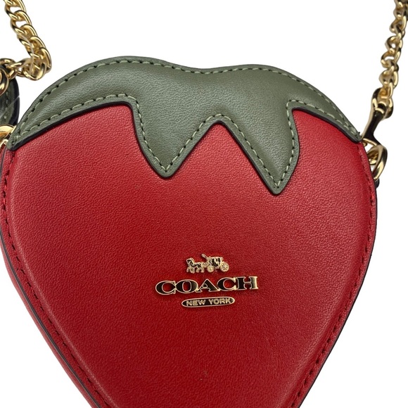 Coach Handbags - SALE Strawberry Coin Case